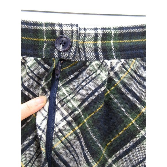 VINTAGE Classic of Boston Skirt 11 Tartan Plaid School Girl Midi 80s - Picture 6 of 10